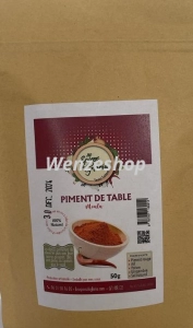 Piment de table moulu