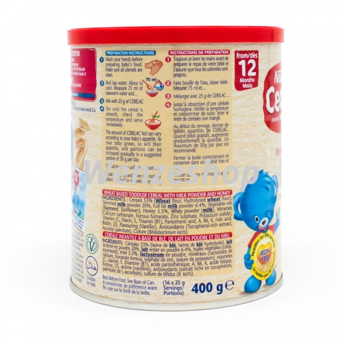 Cerelac miel blé 400g - Nestlé