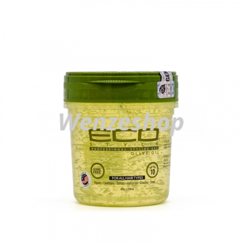 Gel coiffant professionnel à l'huile d'olive 236 ml - Eco Style