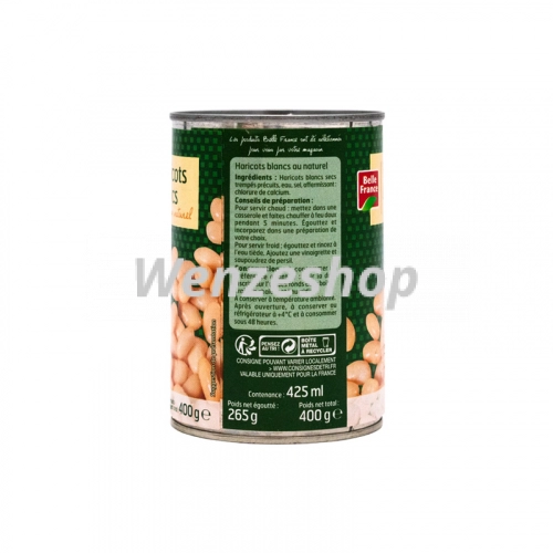Haricots blancs au naturel 400g