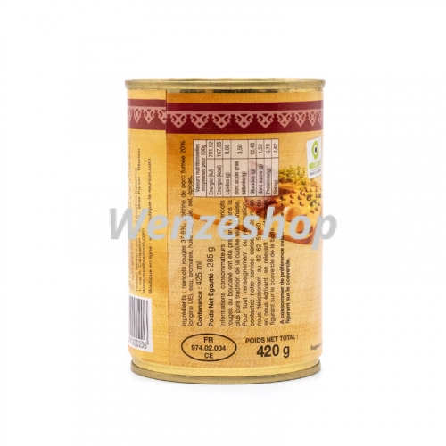 Haricots rouges au boucané - 420g