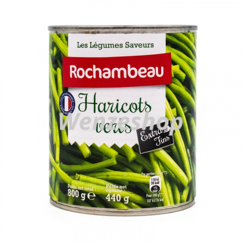 Haricots verts 800 g - Rochambeau