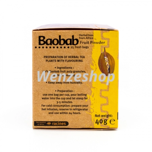 Infusion Baobab pulpe de fruit 100% naturel