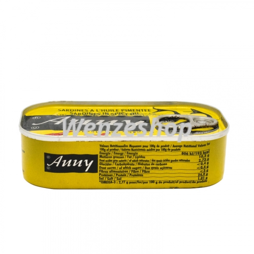 Anny - Sardines à l'huile pimentée - 125g