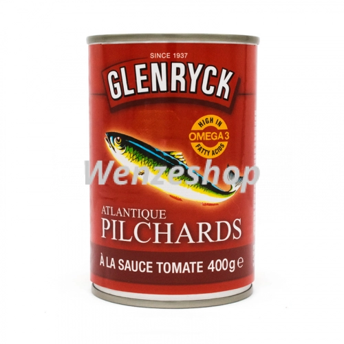 Sardines Atlantique à la sauce tomate Glenryck 400g