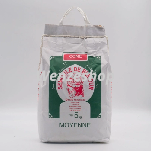 Semoule de blé dur moyenne Come - 5 Kg