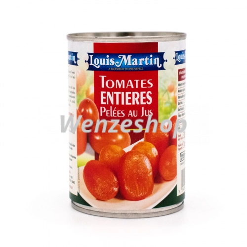 Tomates entières pelées au jus 385g - Louis martin